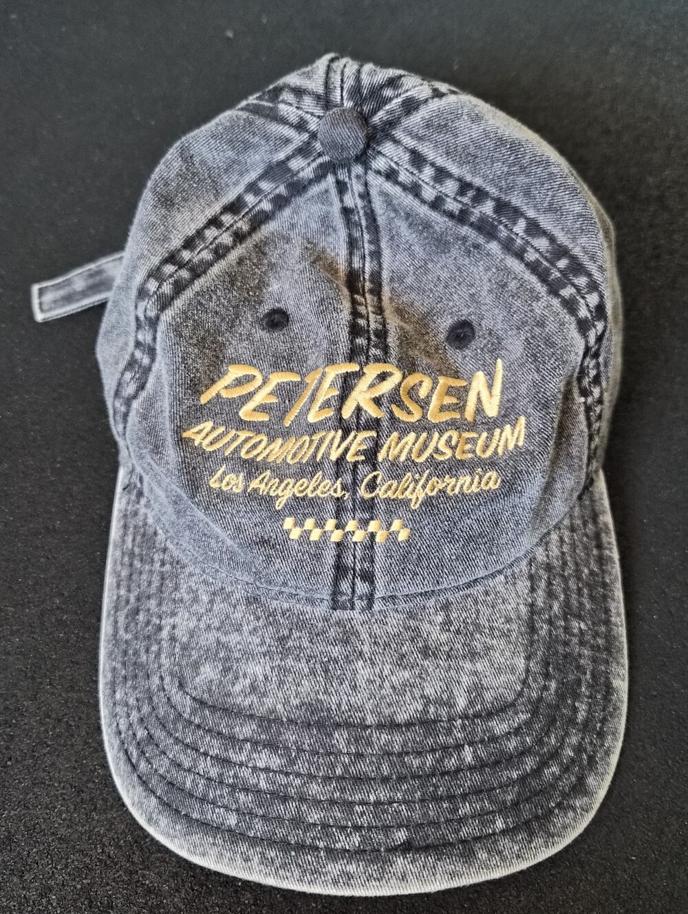 Petersen Automotive Museum Embroidered Cap - Black/Gold